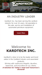 Mobile Screenshot of kardtech.ca